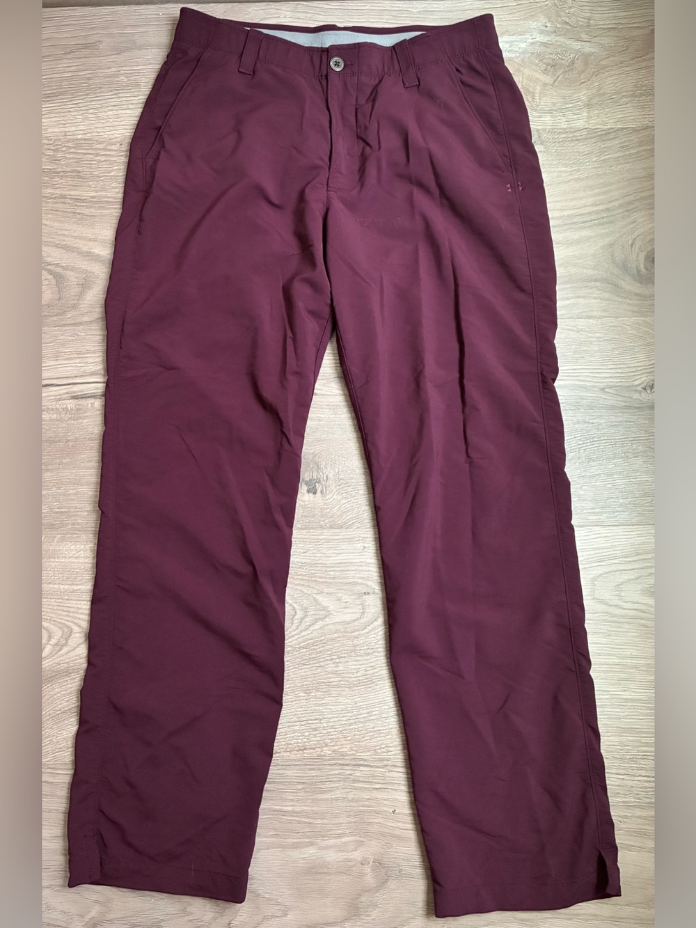 Under Amour Golf Pants Men’s 34x30 Maroon Performance Activewear Stretch Outdoor